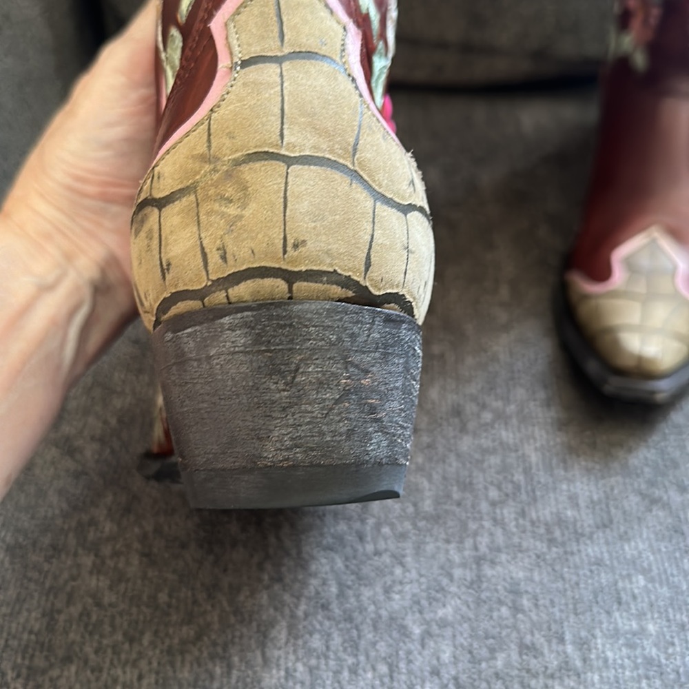 Old Gringo Stagecoach Sangria Boots 3345-1 - Picture 11 of 16